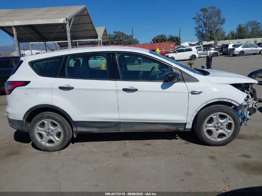 Ford escape s 1FMCU0F79HUC60872