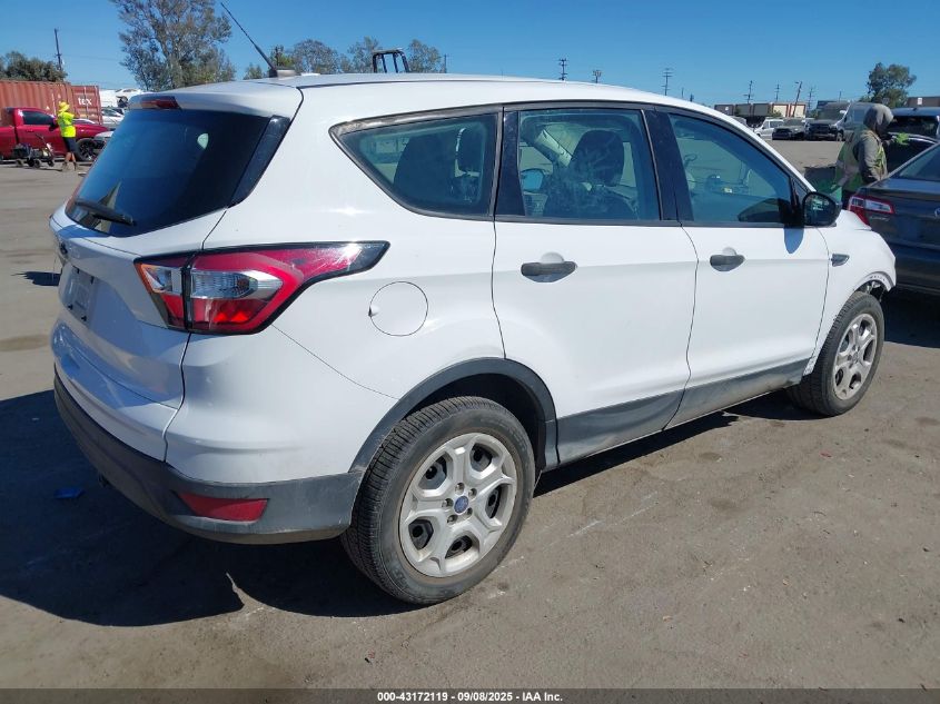 Ford escape s 1FMCU0F79HUC60872