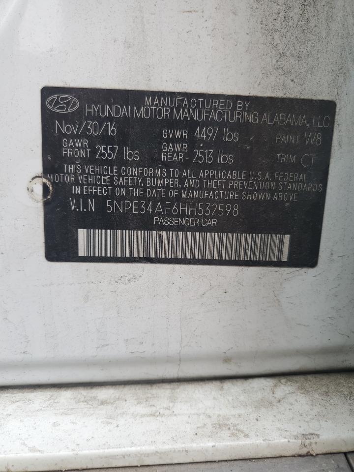 Hyundai sonata sport 5NPE34AF6HH532598