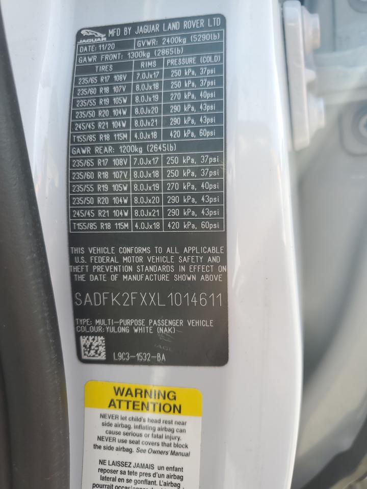 Jaguar e-pace SADFK2FXXL1014611