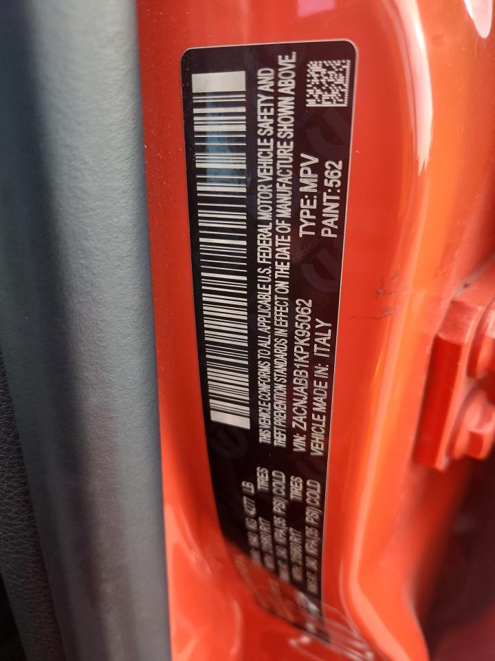 Jeep renegade l ZACNJABB1KPK95062