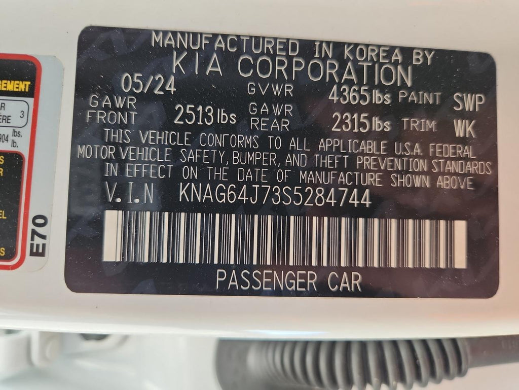 Kia k5 gt line KNAG64J73S5284744