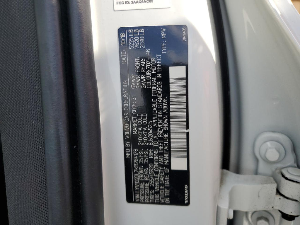 Volvo xc60 t5 in LYV102DL7KB264178